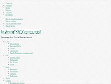 Tablet Screenshot of insearchofyummyness.com